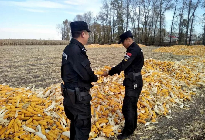 禁燒秸稈走田間、共鑄警魂保藍天